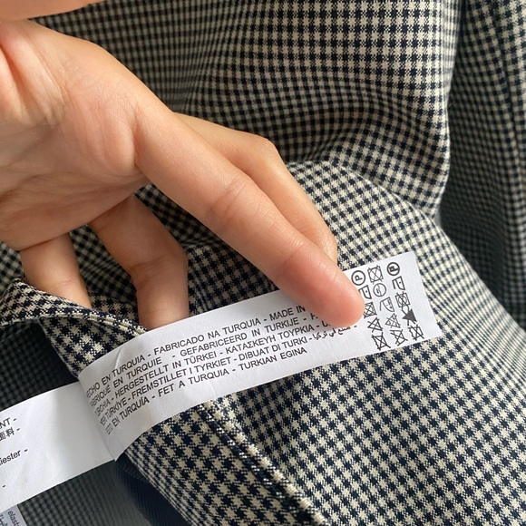 Masculine Fit Check Blazer - Picture 6 of 11